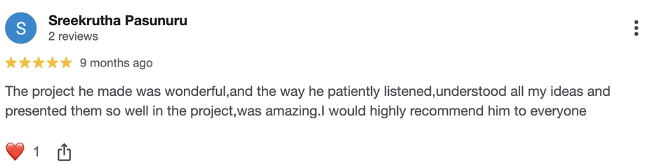 Google review 13